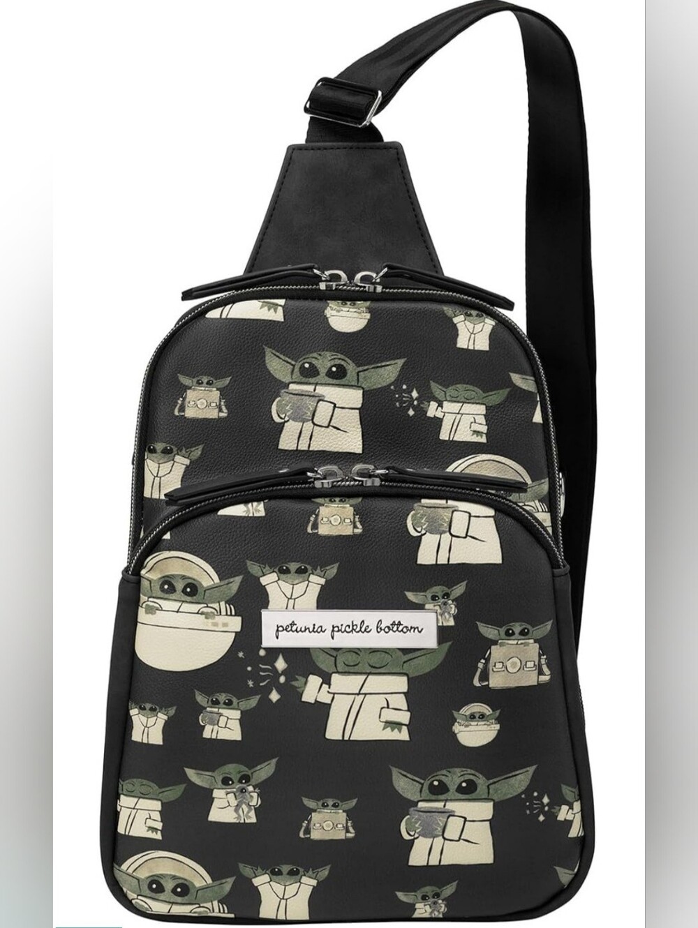 Petunia Pickle Bottom Criss-Cross Sling Bag Disney Star Wars, The Child - Picture 9 of 15